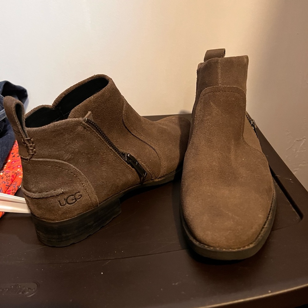 UGG Booties size 8 grayish brown color